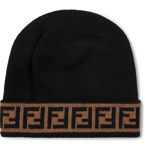 black and white fendi beanie|FENDI Hats for Women .